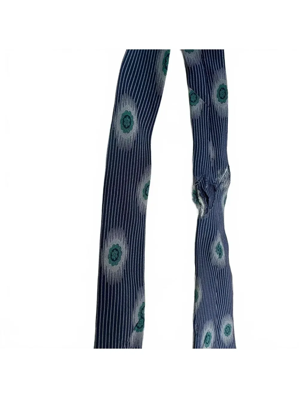 Giorgio Armani Cravatte Blue Patterned Silk Tie